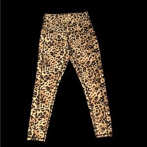 Cute leopard Leg End workout leggings M